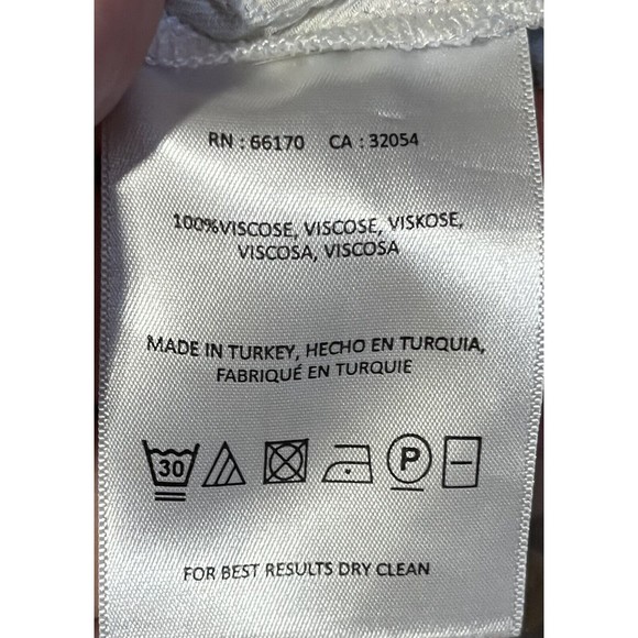 Moulinette Soeurs Anthropologie Mixed Pattern Print Tie Bow Sleeveless Blouse S - Picture 5 of 6